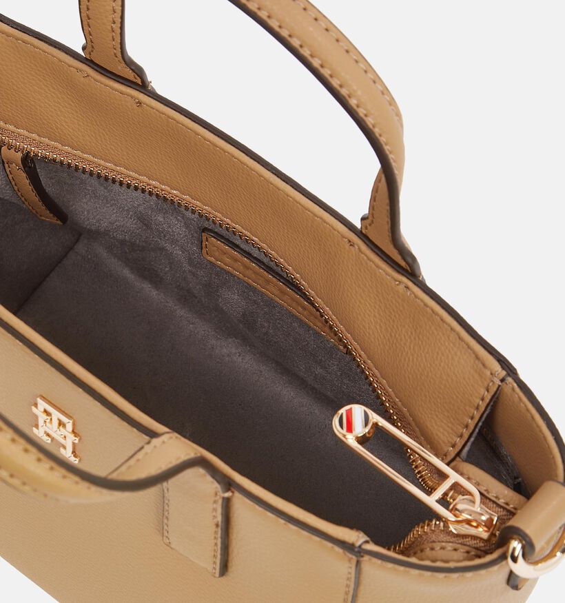 Tommy Hilfiger Soft Logo Mini Tote Sac à main en Camel pour femmes (349981)