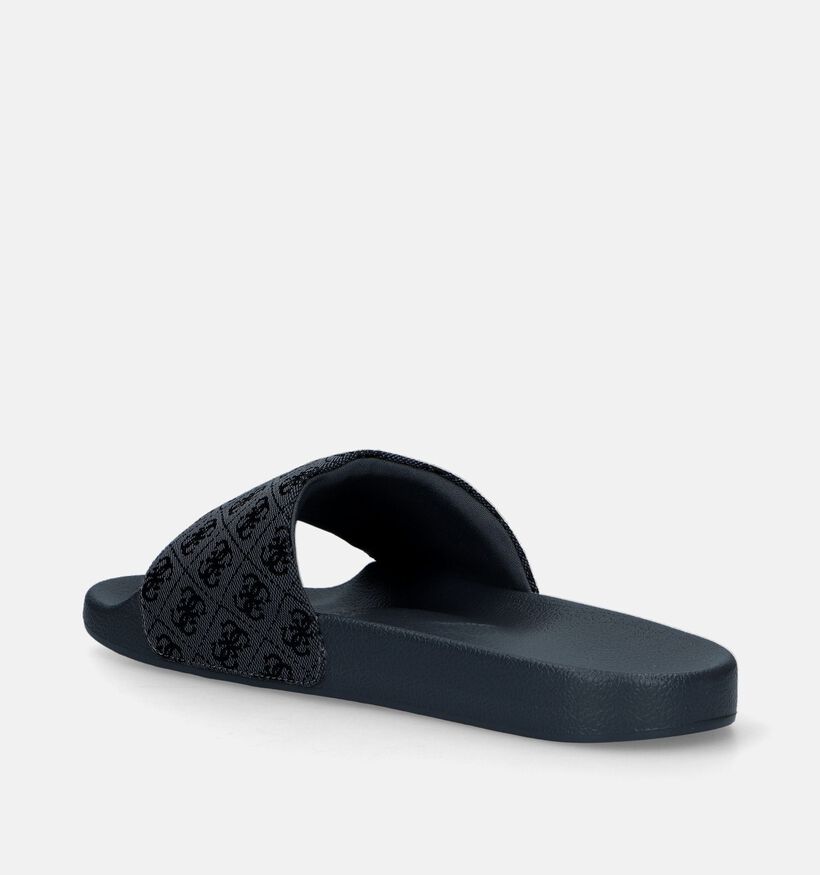 Guess Tokyo JQD Zwarte Badslippers voor heren (340065)