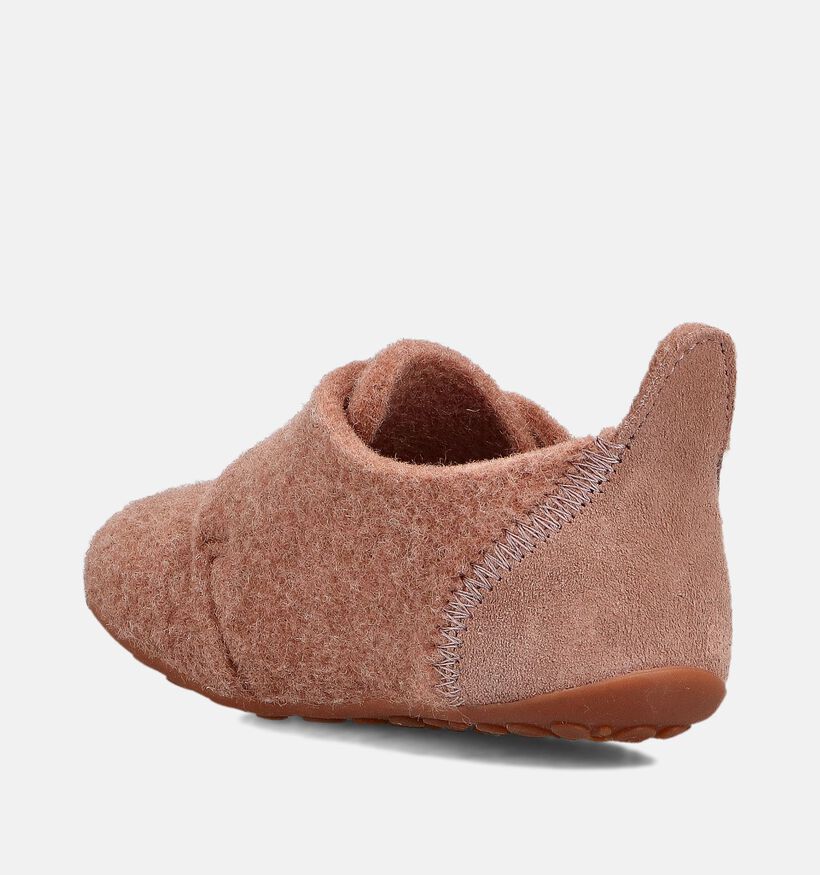 Bisgaard Casual Wool Pantoufles en Rose pour filles (364807)