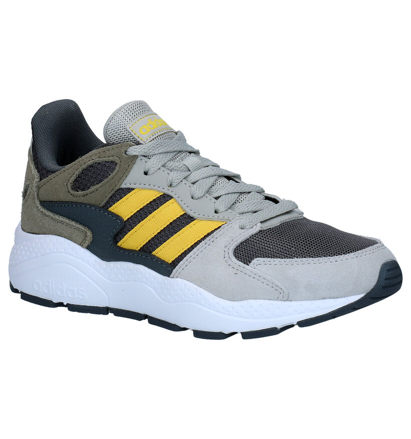 adidas Crazychaos Zwarte Sneakers in daim (273481)