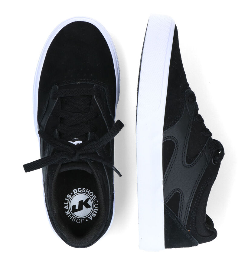 DC Shoes Kalis Vulc Baskets en Noir pour garçons (308539)