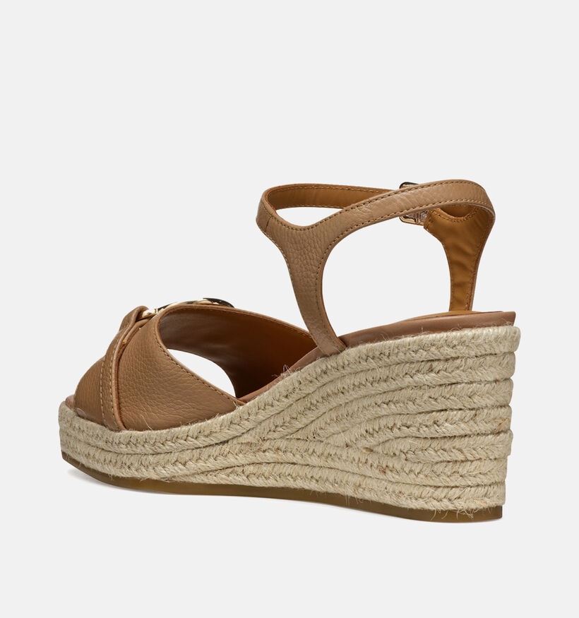 Geox Panarea Beige Sandalen met sleeha voor dames (353772)