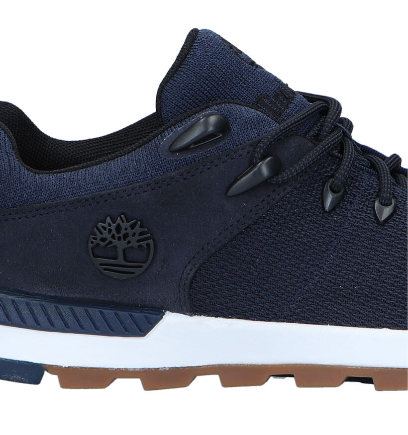 Timberland Sprint Trekker Blauwe Veterschoenen in stof (320291)