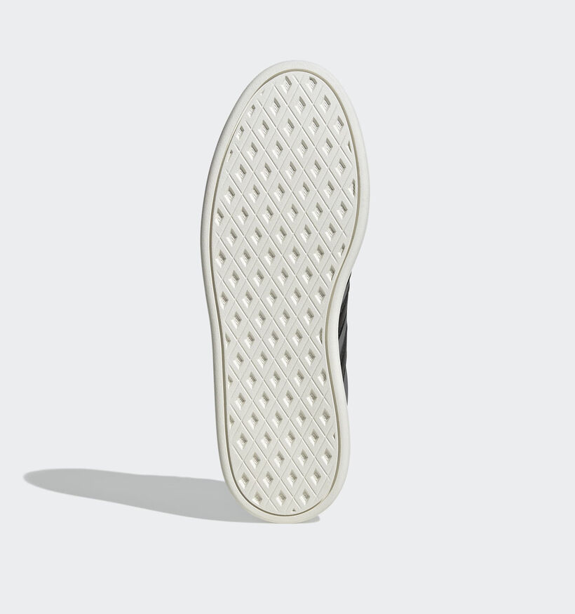 adidas Breaknet Sleek Baskets en Argent/Noir pour femmes (359434) - pour semelles orthopédiques