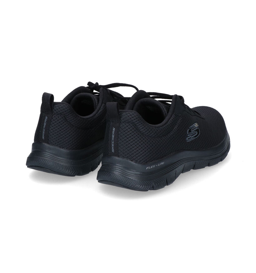 Skechers Flex Appeal 4.0 Baskets en Noir pour femmes (310633)