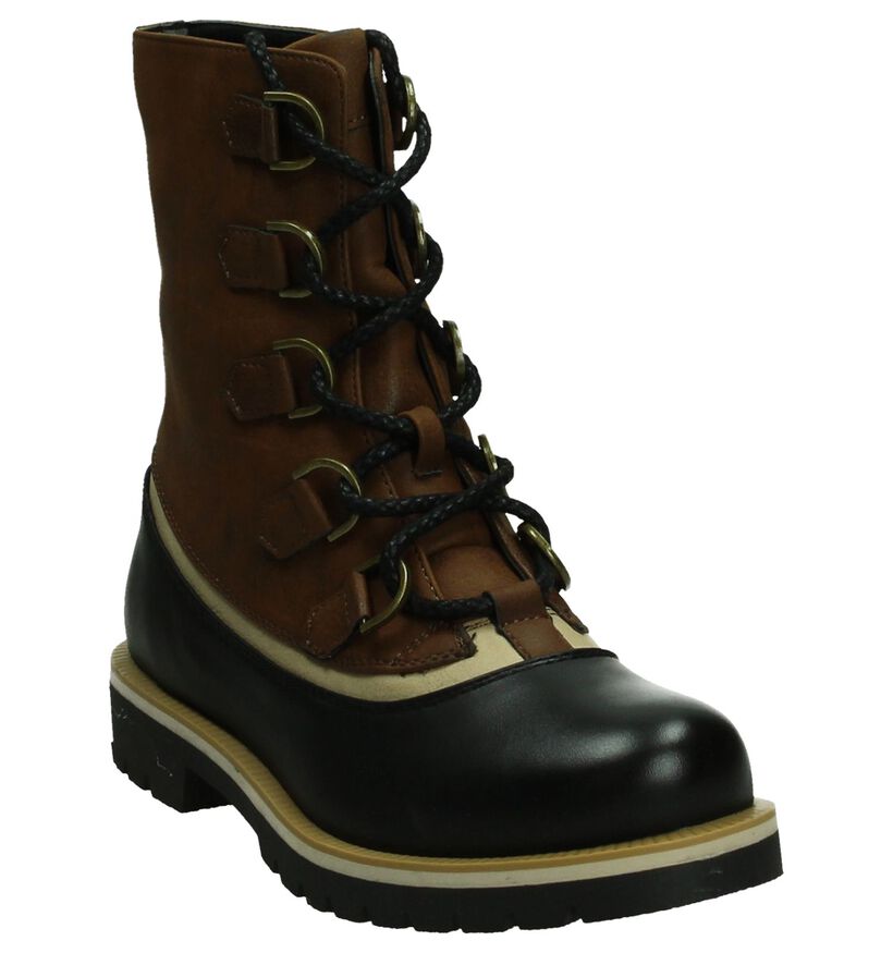 Cube Stoere Snowboots Cognac/Zwart, , pdp