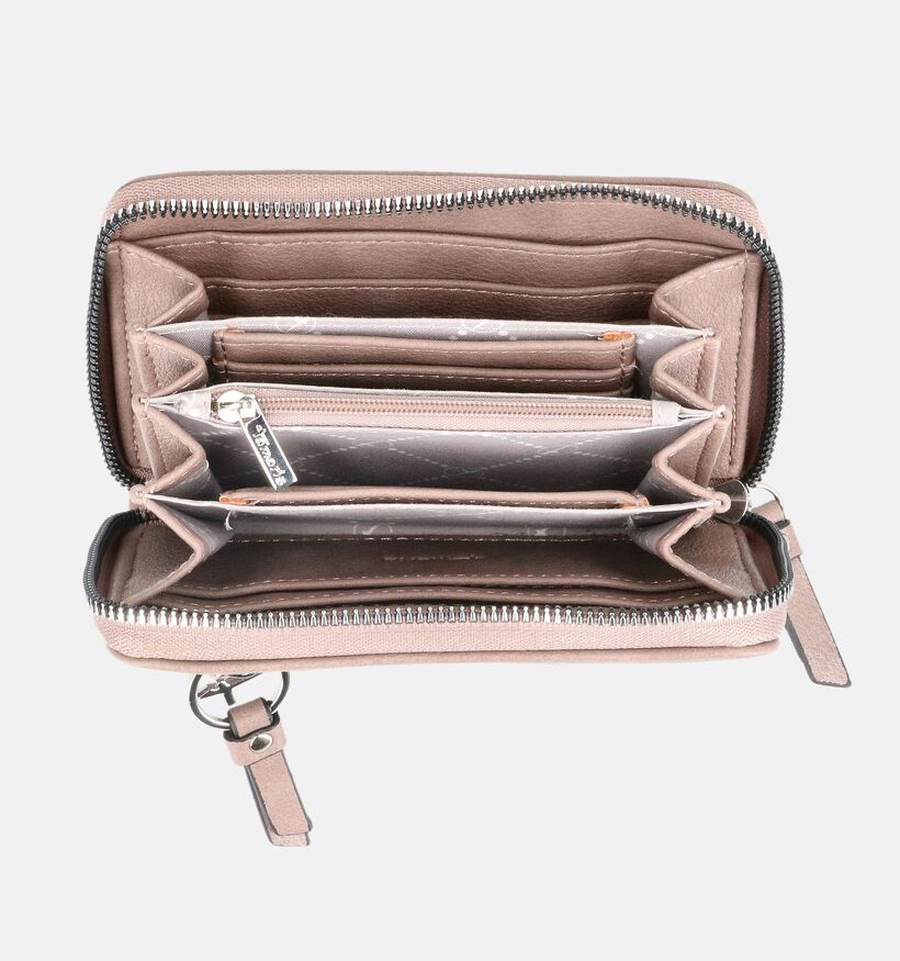 Tamaris Nele Taupe Portemonnee met Rits voor dames (378795)
