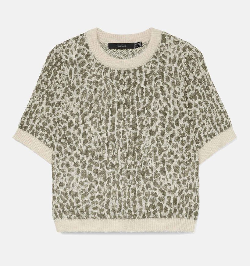 Vero Moda Wow Lichtbeige Trui Korte Mouwen voor dames (364530)