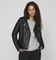 Vila Vicara Coated Jacket Manteaux courts en Noir pour femmes (361367)