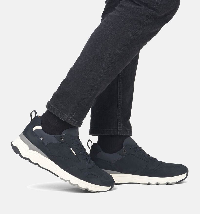 Rieker R-Evolution Chaussures à lacets en Bleu pour hommes (349187) - pour semelles orthopédiques
