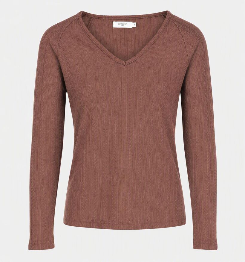 Deeluxe Original Taiffy Bruine T-shirt met Lange Mouwen voor dames (384151)
