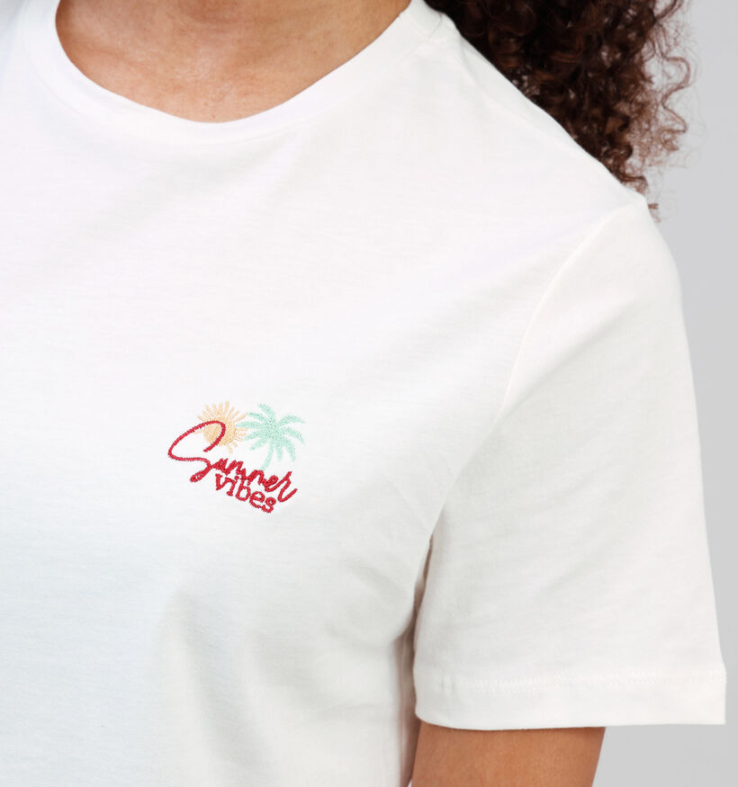 Vila Witte T-shirt voor dames (361406)