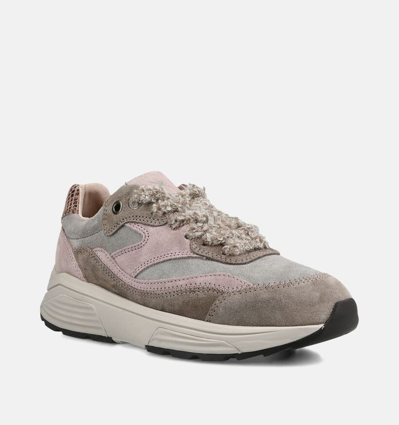 Xsensible Liberty Taupe/Multi Sneakers voor dames (379022) - geschikt voor steunzolen