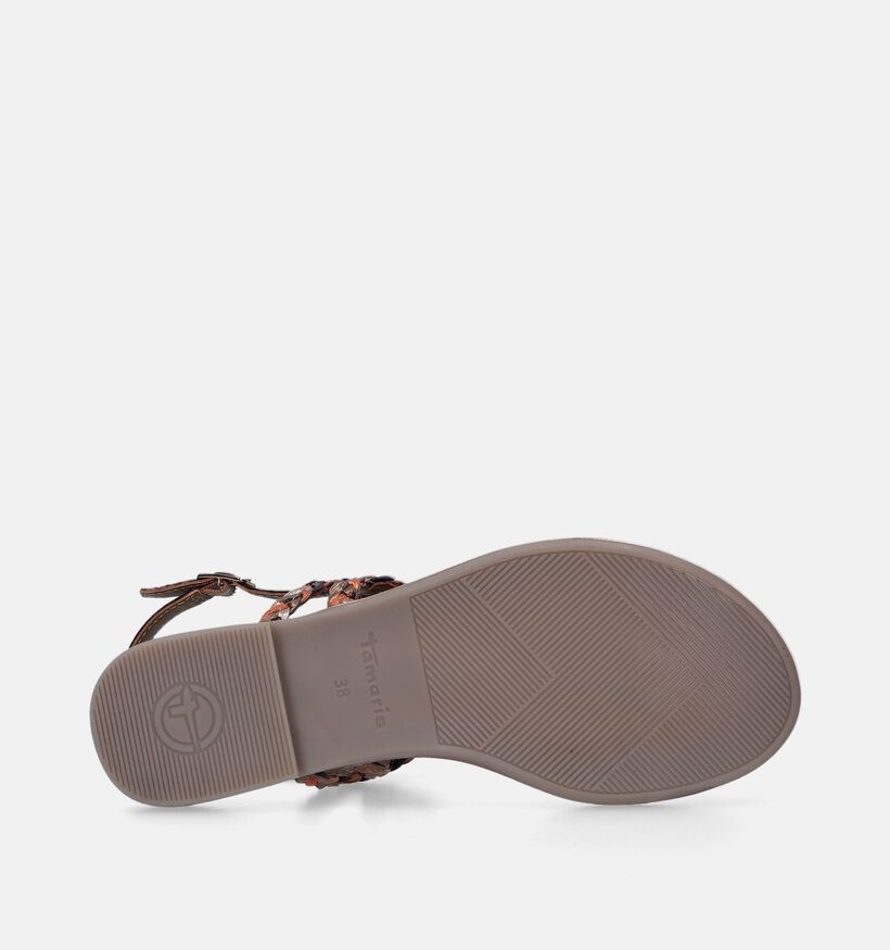 Tamaris Sandales plates en Or pour femmes (341328)