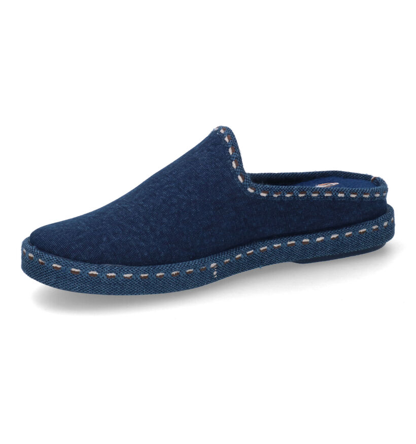 Hush Puppies Douna Pantoufles en Bleu pour hommes (309222)