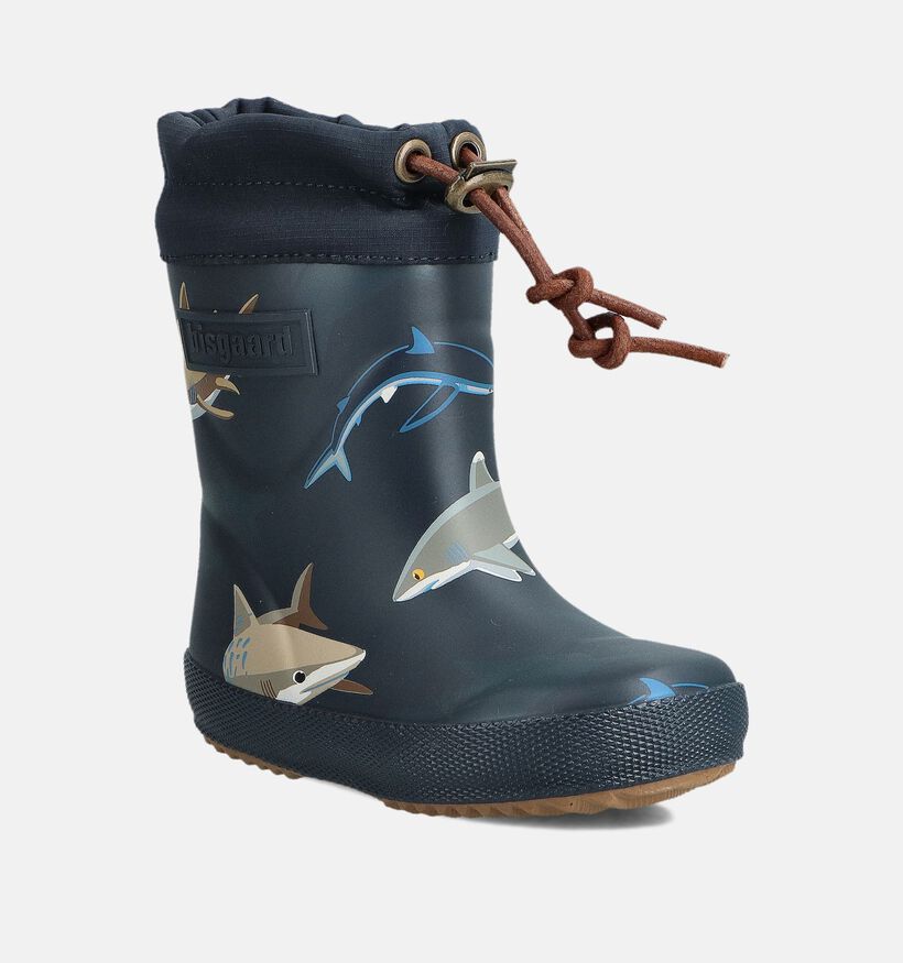 Bisgaard Blue Shark Blauwe Regenlaarzen voor meisjes, jongens (364815)