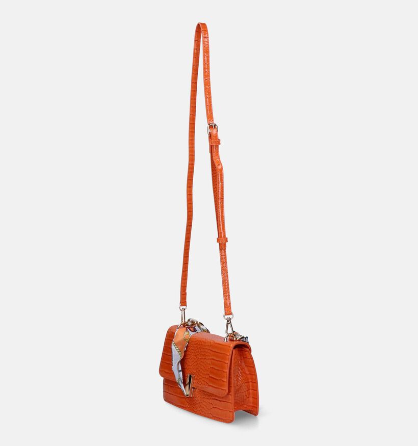 Elegance Du Marais Oranje Handtas met riem voor dames (349230)