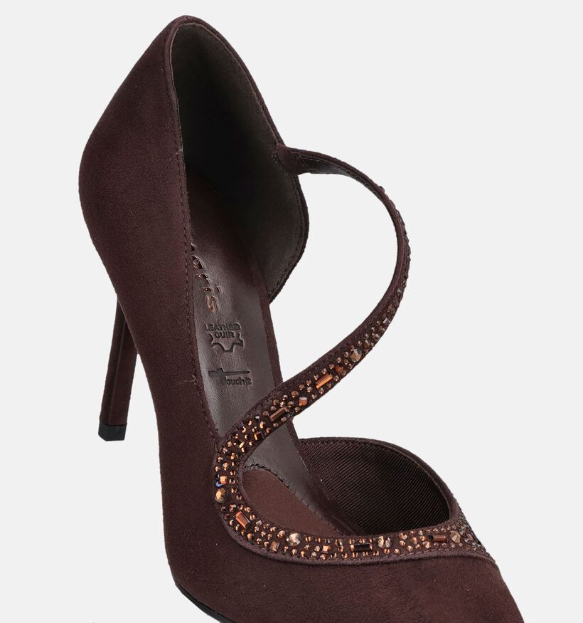Tamaris Escarpins en Marron fonc&eacute; pour femmes (376645)