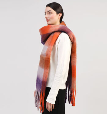 Via Limone Sjaals Oranje/Groen