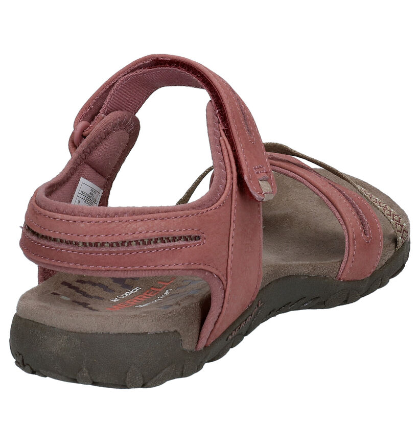 Merrell Terran Cross II Kaki Sandalen in leer (290278)