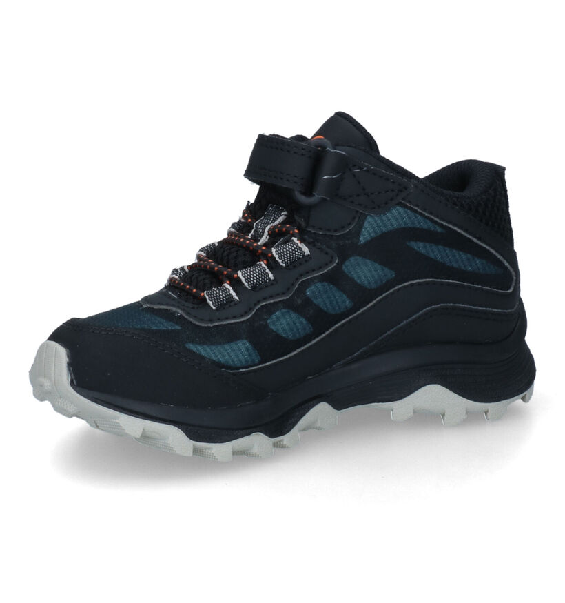 Merrell Moab Speed Mid Baskets en Bleu en synthétique (302564)
