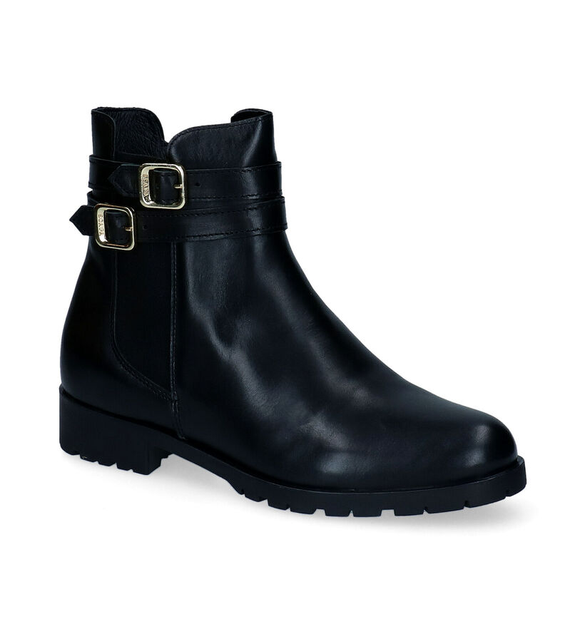 Scapa Bottines plates en Noir en cuir (297961)