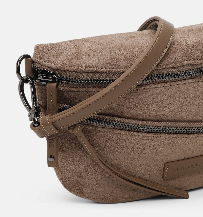 Suri Frey Celly Sac port&eacute; crois&eacute; en Taupe pour femmes (379132)
