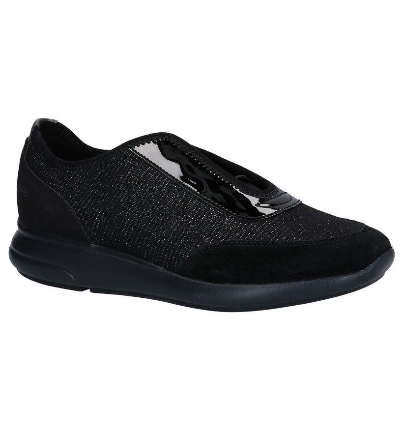 Geox Ophira Chaussures slip-on en Noir en simili cuir (277056)