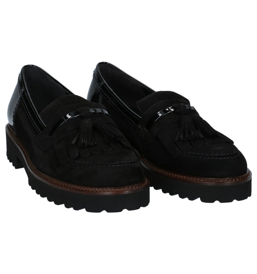 Gabor Best Fitting Loafers en Noir en cuir (282292)