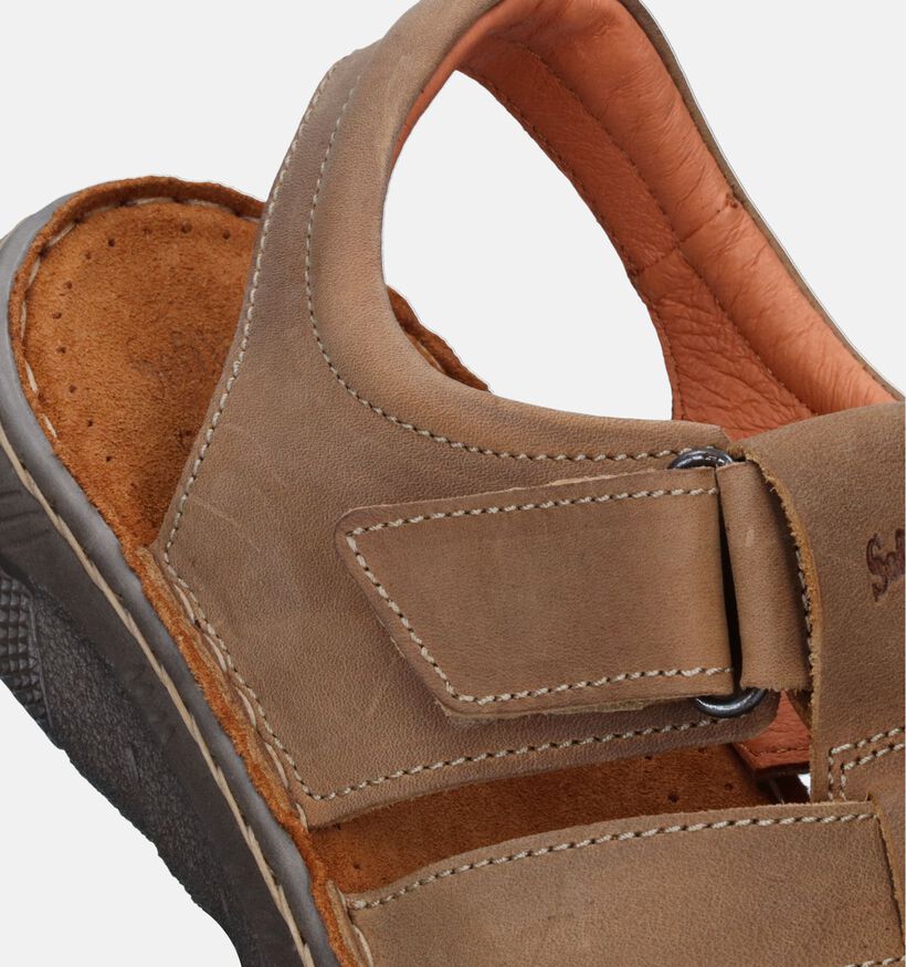 Softwalk Taupe Sandalen voor heren (341941)