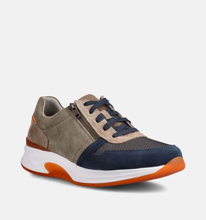 Pius Gabor Groene Lage Sneakers voor heren (370303) - geschikt voor steunzolen