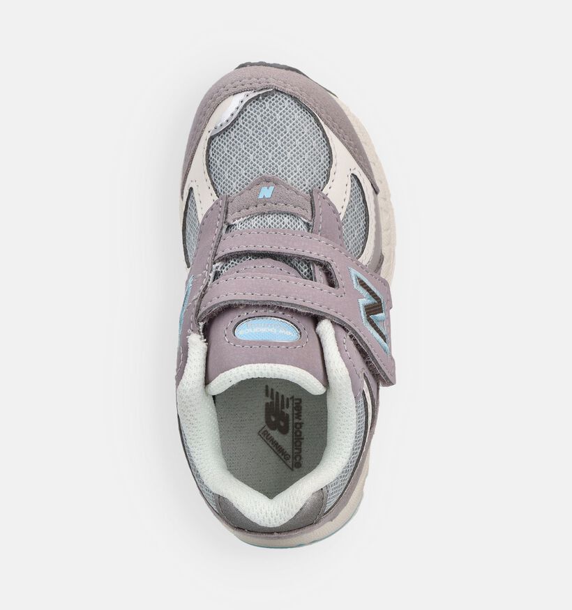 New Balance Baskets basses en Taupe pour filles (366186) - pour semelles orthop&eacute;diques