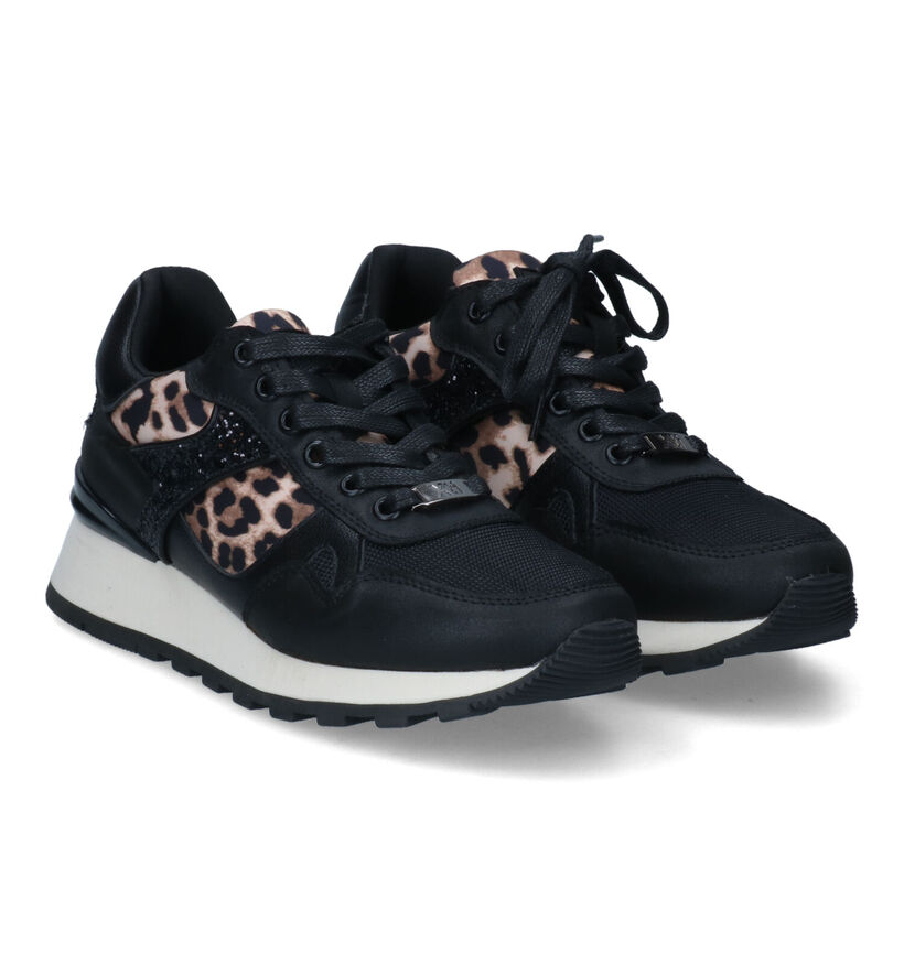 Xti Baskets casual en Noir pour femmes (317545) - pour semelles orthopédiques