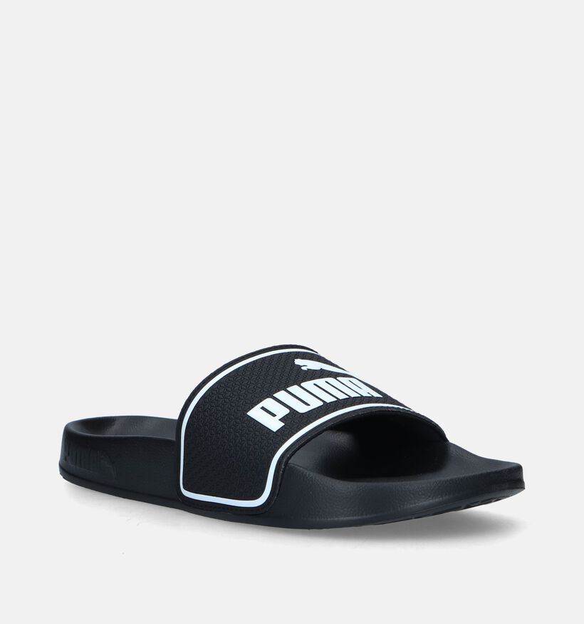 Puma Leadcat 2.0 Zwarte Badslippers voor jongens, meisjes (350398)