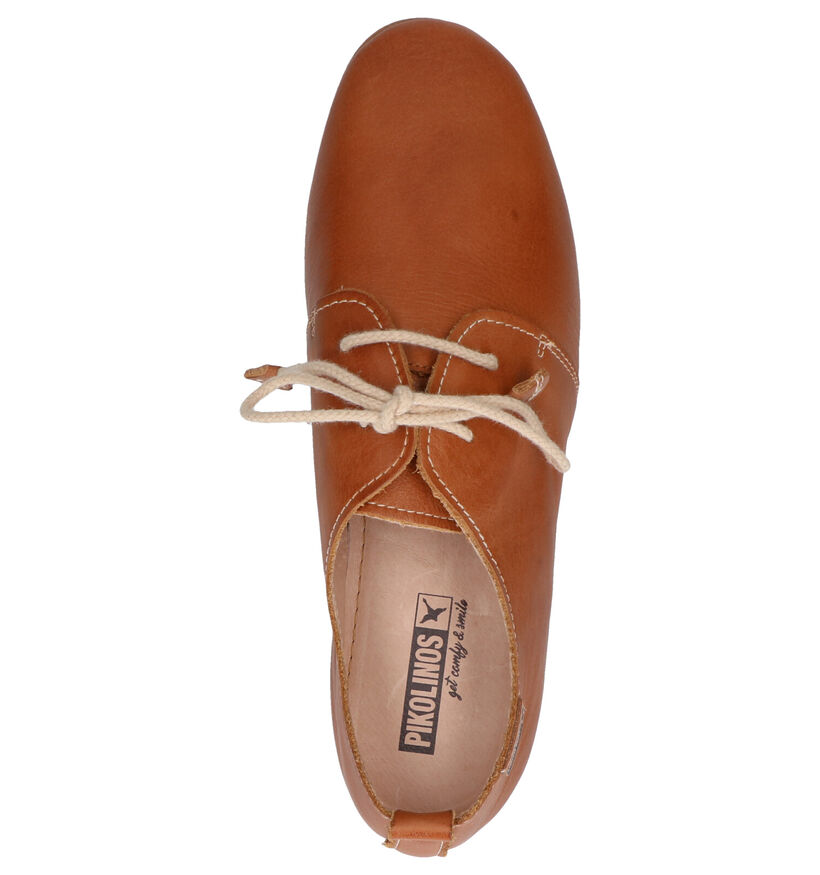 Pikolinos Calabria Cognac Veterschoenen in leer (272654)