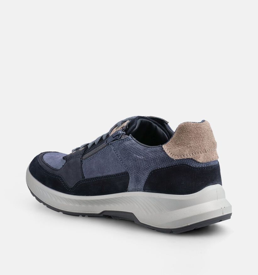 Xsensible Hudson Donkerblauwe Sneakers voor heren (381827) - geschikt voor steunzolen