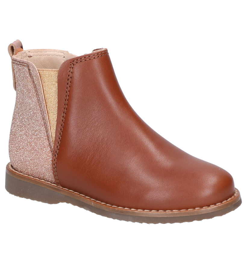 Beberlis Chaussures hautes en Cognac en cuir (258943)