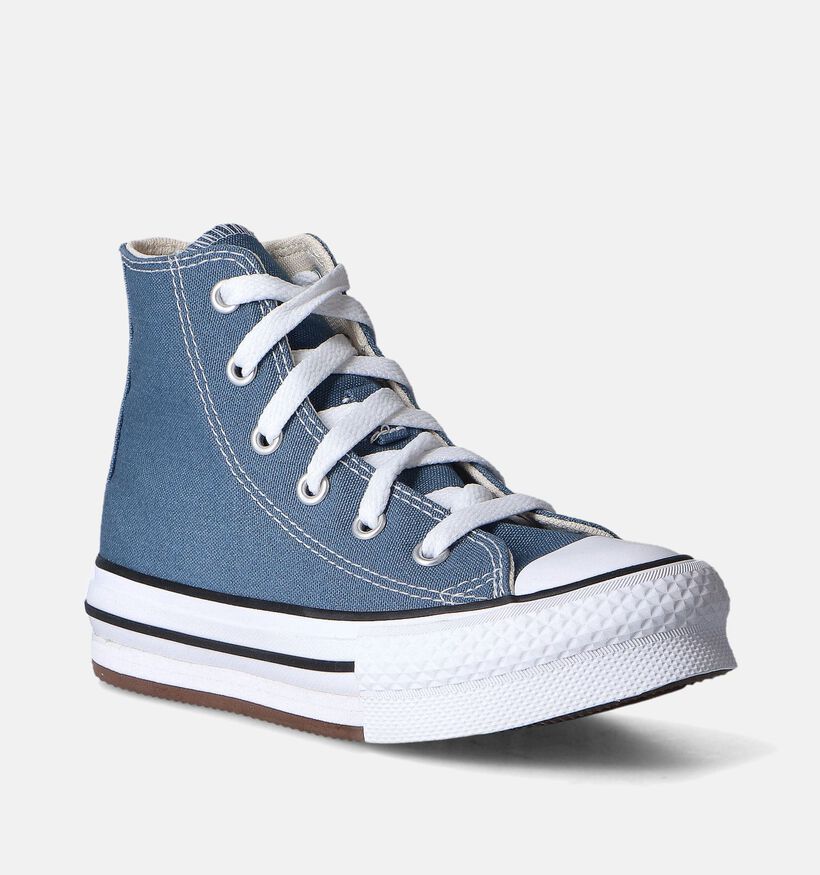 Converse CT All Star Eva Lift Baskets en Bleu pour filles (351196)