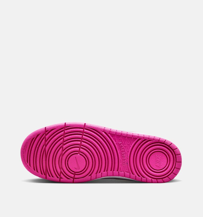 Nike Court Borough LOW Baskets en Rose pour filles (350498)