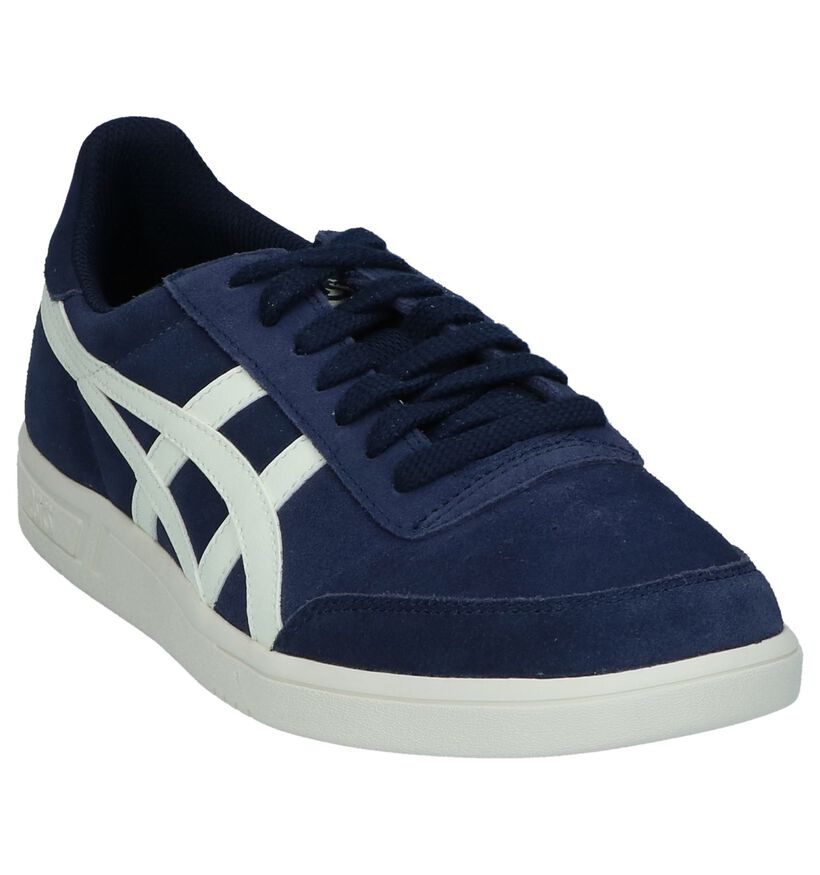 Donkerblauwe Sneakers Asics Gel-Vickka Trs in daim (238282)