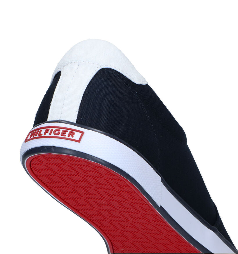 Tommy Hilfiger Iconic Baskets slip-on en Bleu pour hommes (336690) - pour semelles orthopédiques