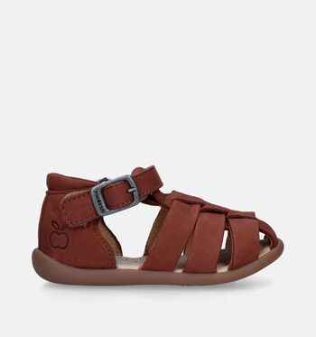 Pom d'Api Sandales Cognac/Bleu