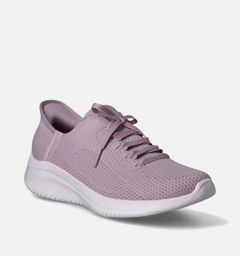 Skechers Ultra Flex 3.0 Elevated Motion Baskets en Rose pour femmes (351903) - pour semelles orthopédiques