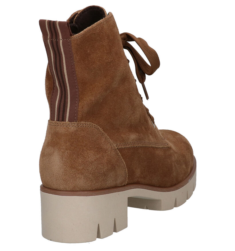 Gabor Best Fitting Cognac Bottines in daim (297224)