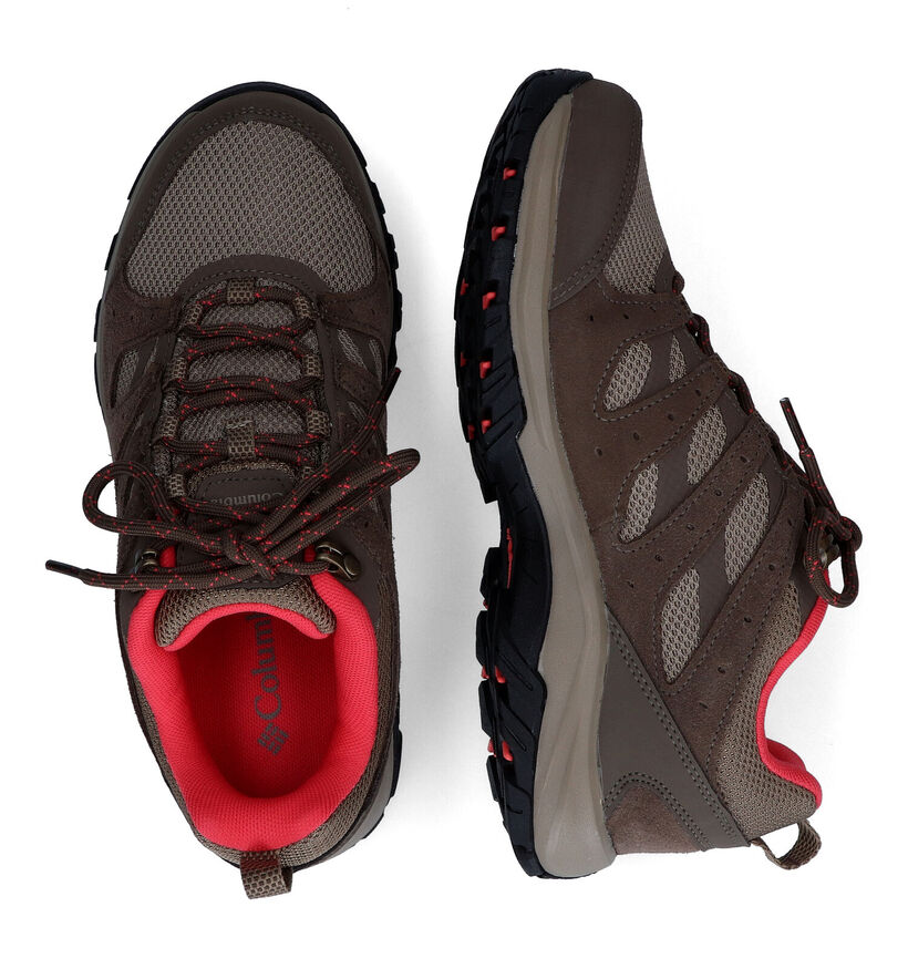 Columbia Redmond III WP Bruine Wandelschoenen voor dames (303809) - geschikt voor steunzolen