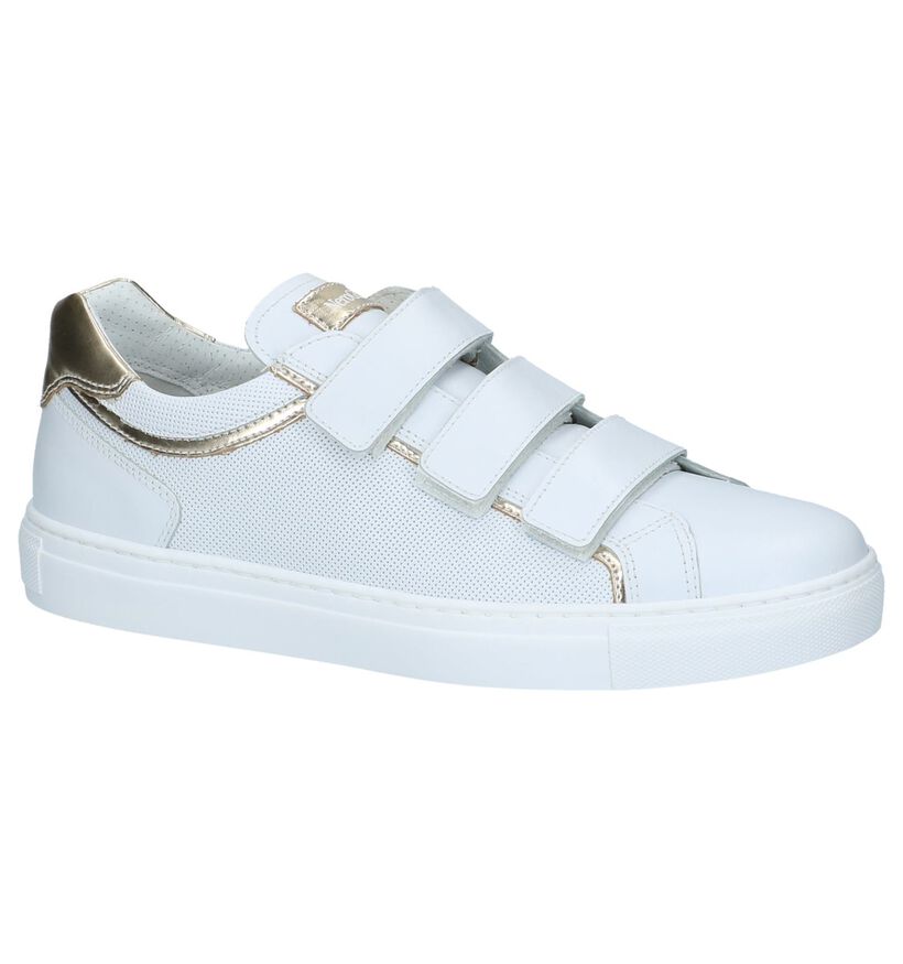 NeroGiardini Witte Sneakers met Velcro, , pdp