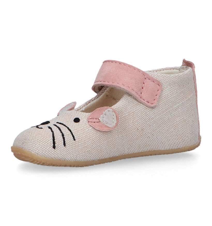 Living Kitzbühel Pantoufles pour bébé en Rose clair pour filles (326051)