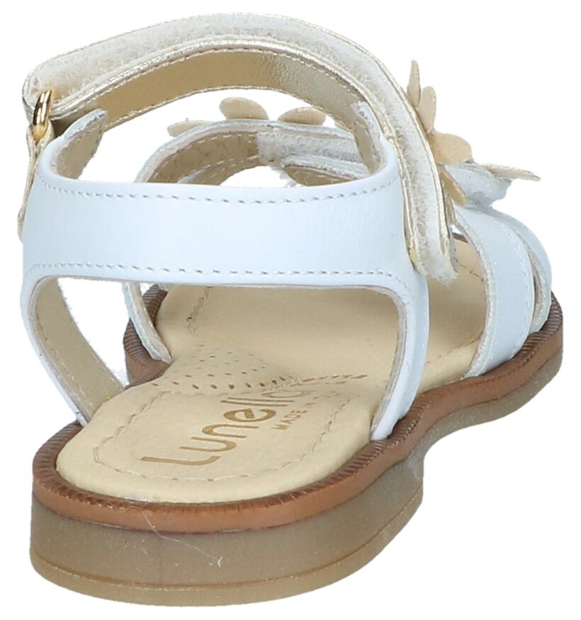 Lunella Sandales en Blanc en cuir (238977)