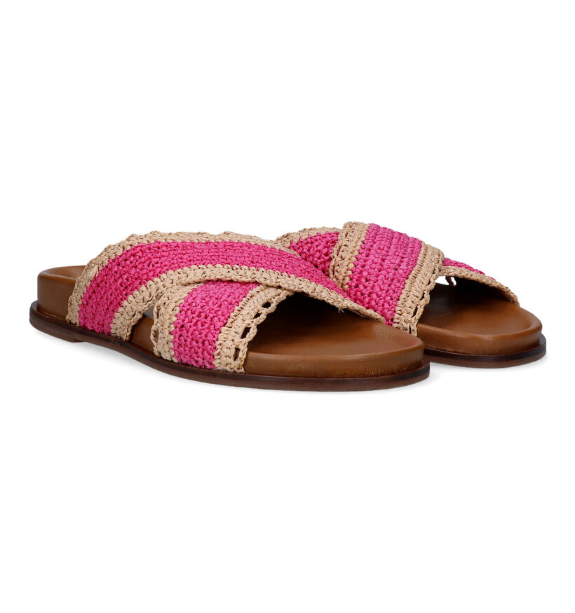 Inuovo Nu-pieds en Fuchsia pour femmes (325196)