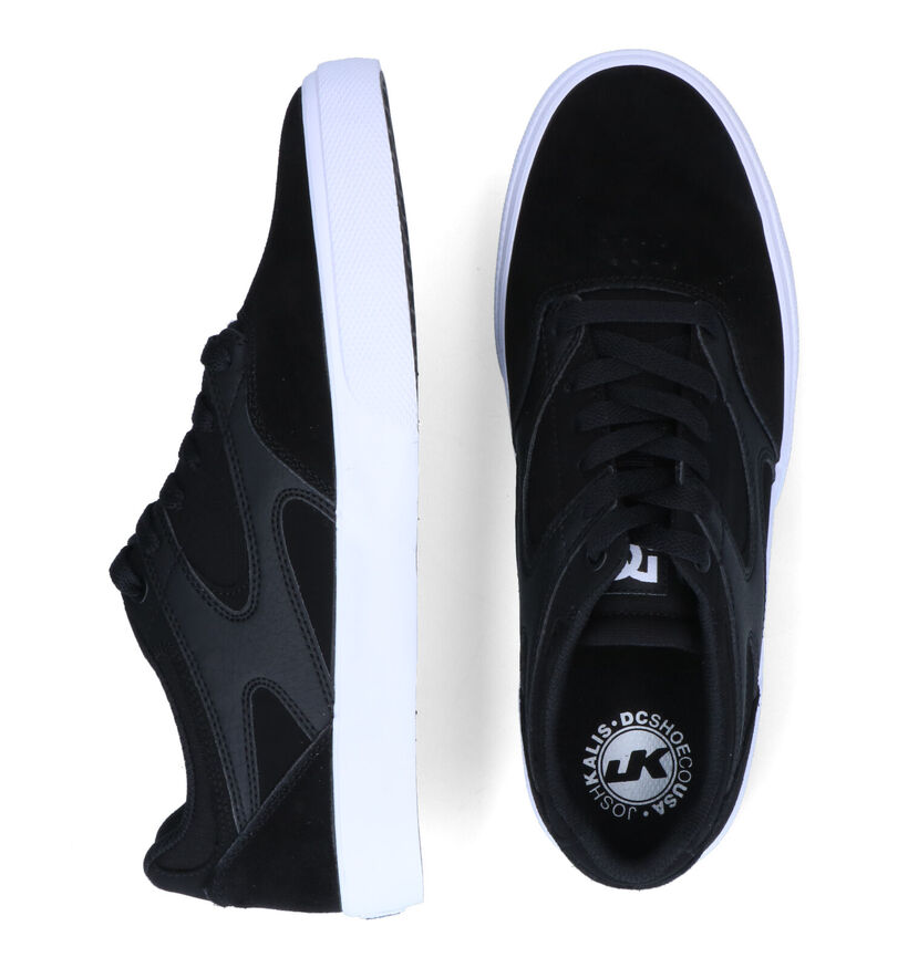 DC Shoes Kalis Vulc Baskets en Noir pour hommes (312188) - pour semelles orthopédiques